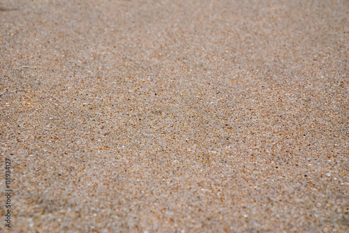 Close up of grains of sand on a beach in South Africa