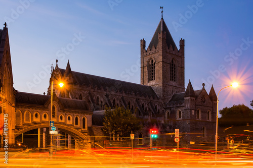 Photography Afternoon Long Exposure Christ Church Light Streaks Dublin Ireland Cityscape