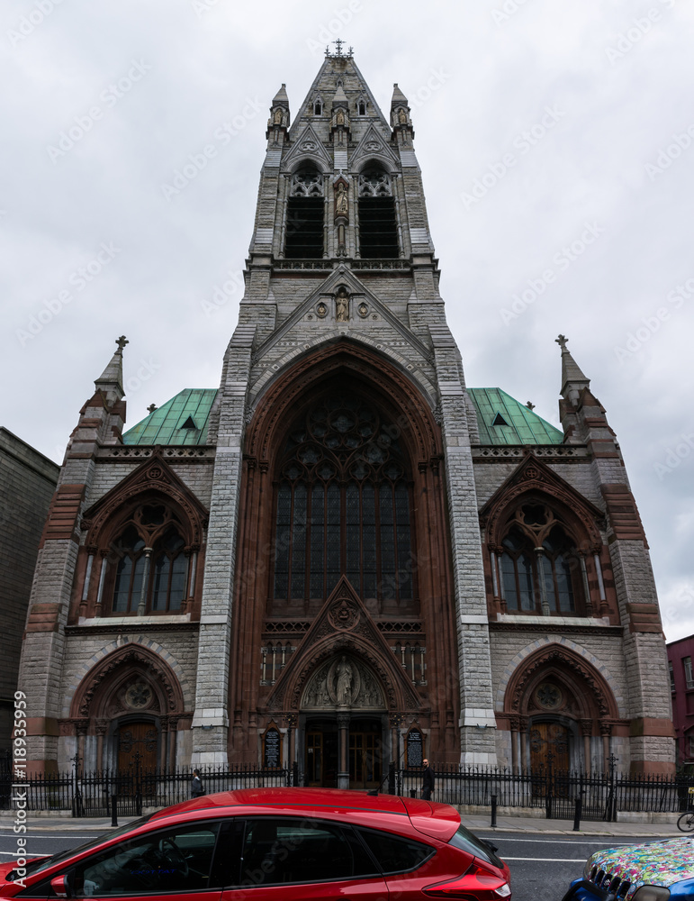 St. Augustine Front Facade Exterior Architecture Cathedral Dublin Ireland