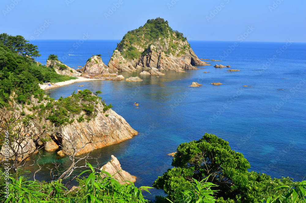 Fototapeta premium 山陰の浦富海岸