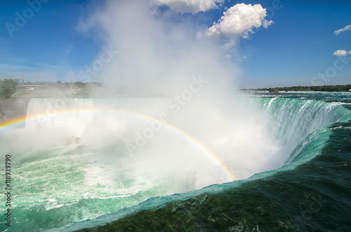 Niagara falls and rainbow © Alice Nerr
