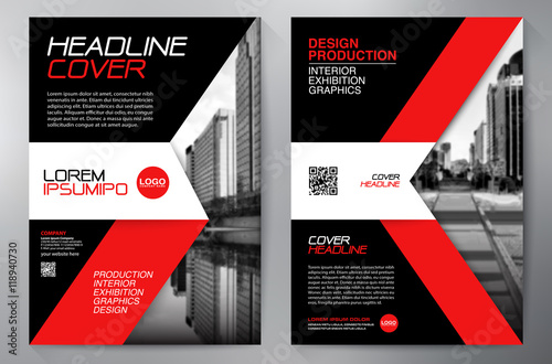 Business brochure flyer design a4 template.