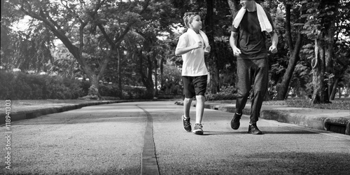 Trainer Exercise Jogging Running Health Concept