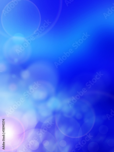 light blue bokeh background