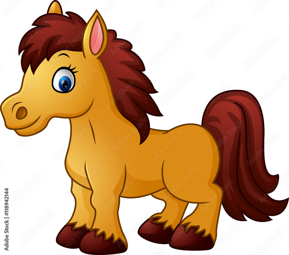 Cartoon funny horse Cartoon funny horse