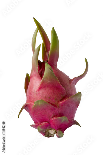 dragon fruit isolated on white