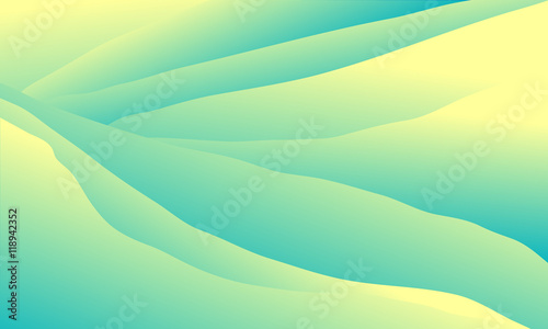 Mountain Landscape. Vector Background.