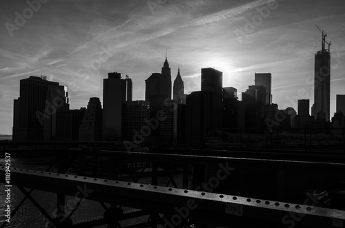 New York skyline  Manhattan  USA