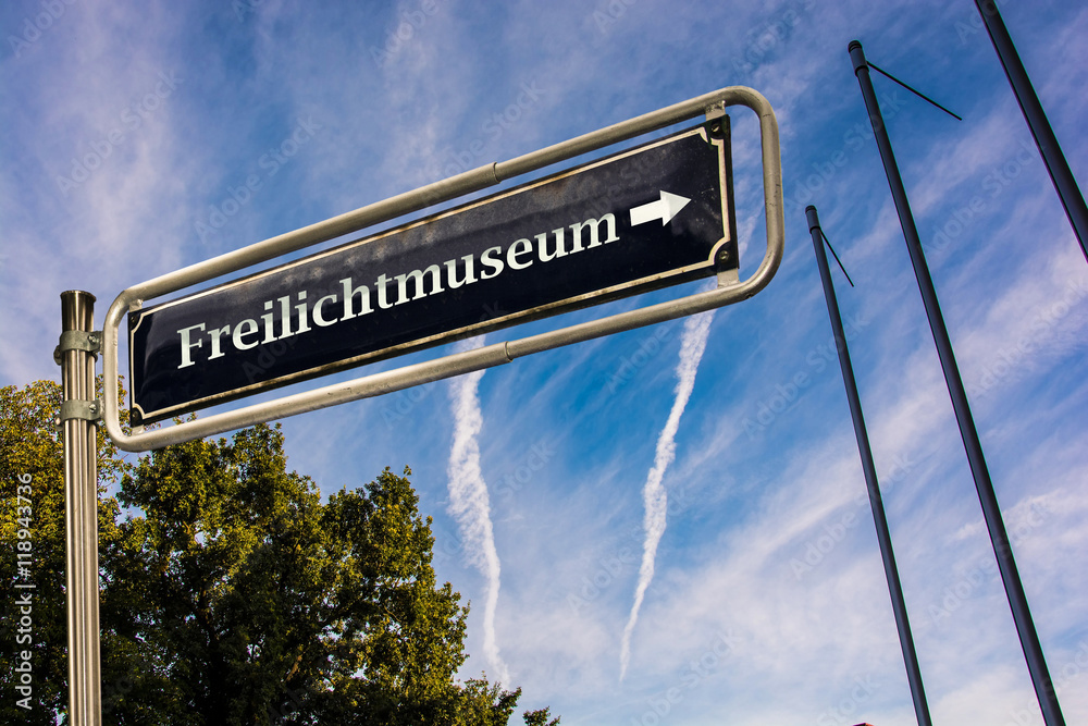 Schild 110 - Freilichtmuseum