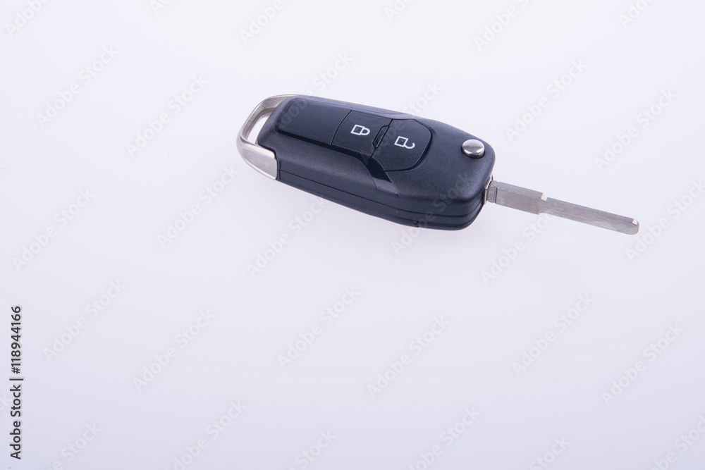 key or car key with remote on background. key or car key with remote on background.