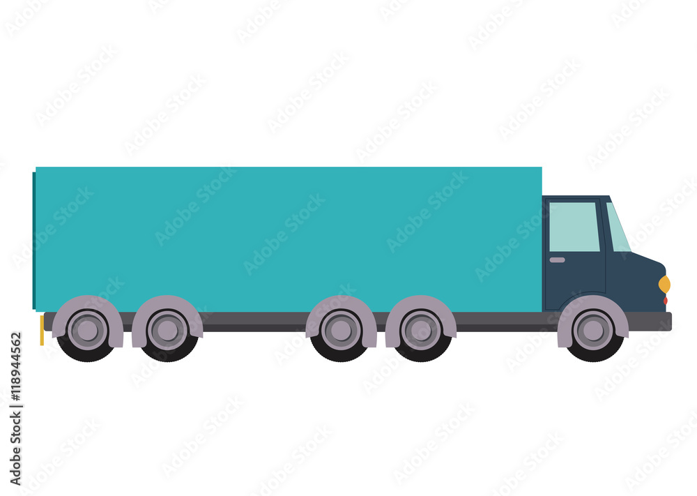 truck delivery shipping logistics icon. Isolated and Flat design. Vector illustration truck delivery shipping logistics icon. Isolated and Flat design. Vector illustration