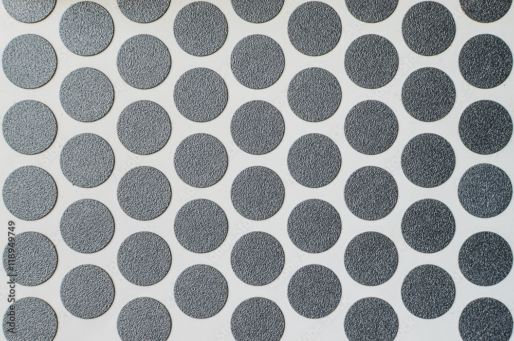 The gray circles on a white background. The gray circles on a white background.
