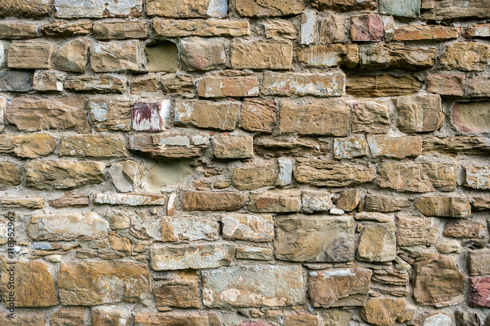 Fototapeta premium Stone wall brickwork texture