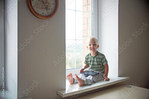 the boy at the window