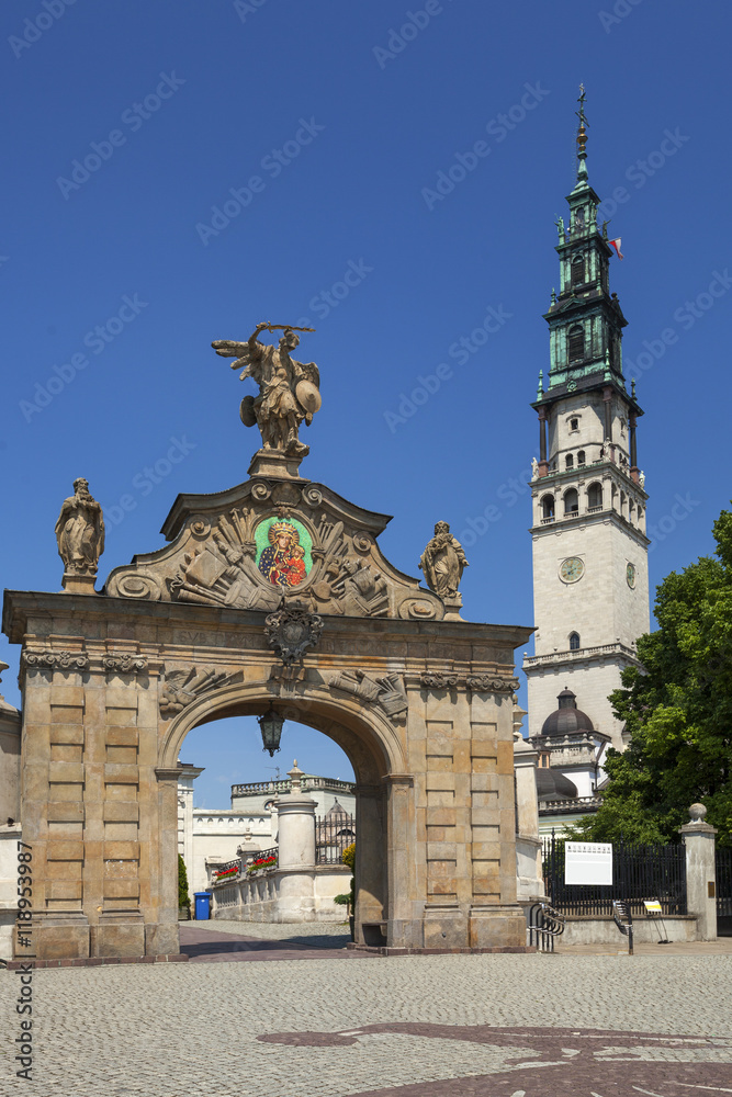 Obraz premium Czestochowa Sanctuary Jasna Gora Poland