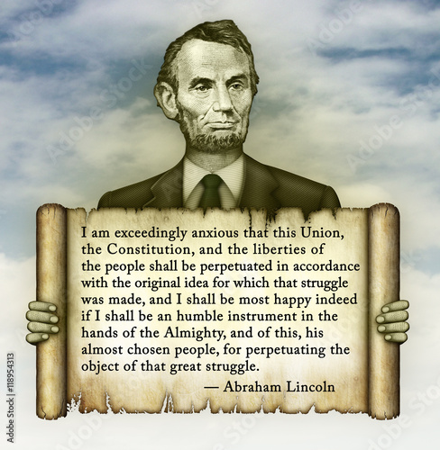 Abraham Lincoln Quote on the Constitution and Liberty