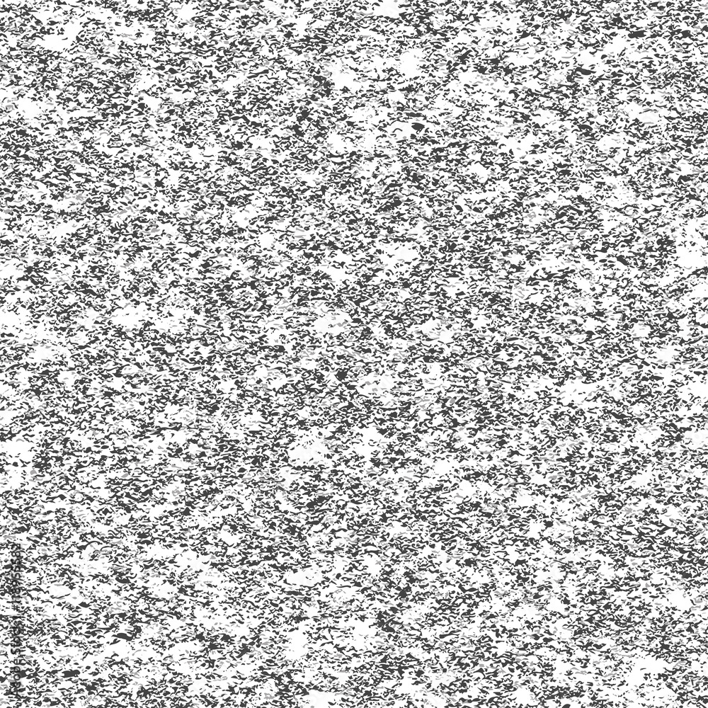 Seamless background of white noise on black background. Vector