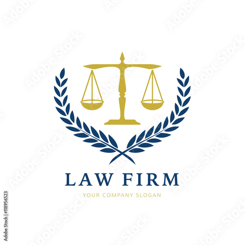 Law Firm,Law Office, Lawyer services, Vector logo template