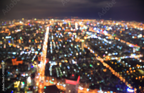 Cityscape bokeh  blurred background with reflection © jaxja