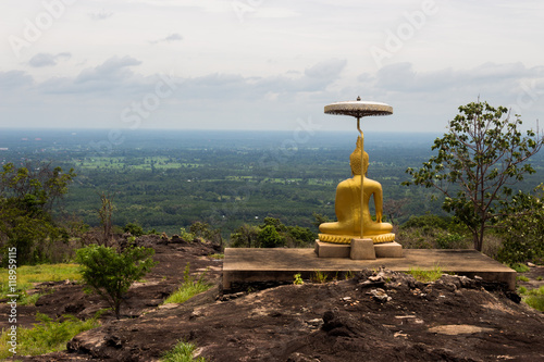 Wat Phu Phan thailand attactions view. photo