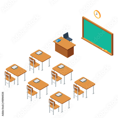 School classroom for education