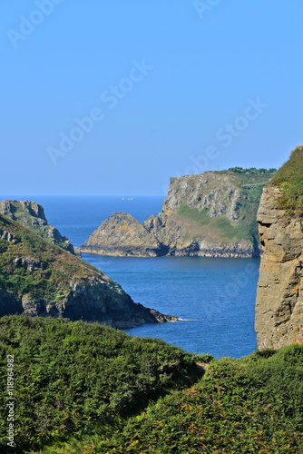 Fototapeta Naklejka Na Ścianę i Meble -  Cliff, Sark, Channel Islands