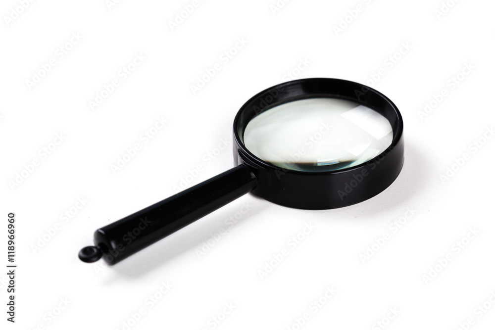 Magnifying glass isolated on white background Magnifying glass isolated on white background
