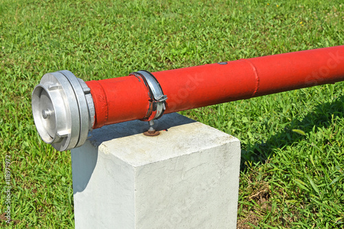 Pipeline of the fire hose