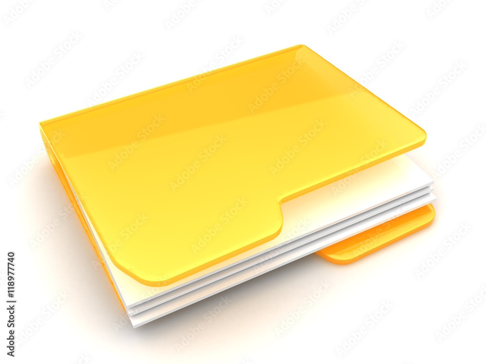 3d Folder Stock Illustration | Adobe Stock