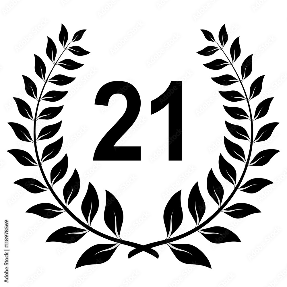 Naklejka premium Lauriers 21