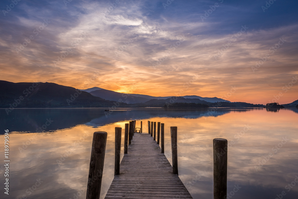 Sunset Derwent Water Sunset Derwent Water