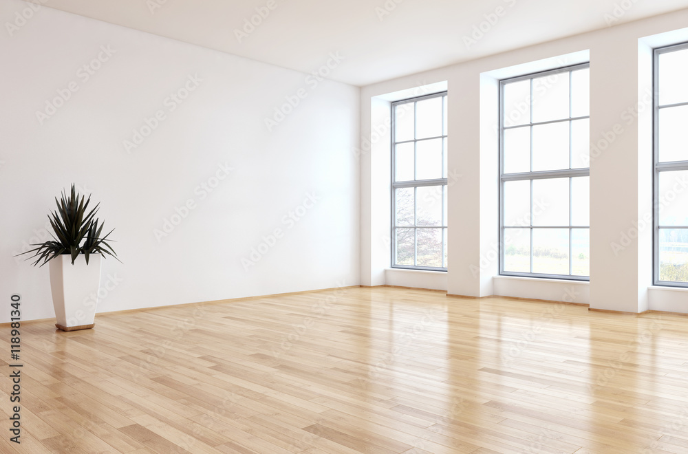 Obraz premium Modern Living room 3d render