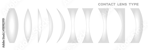 contact lenses. Eps 10 , vector
