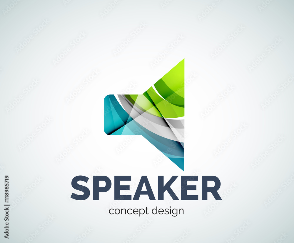 Speaker logo business branding icon Speaker logo business branding icon