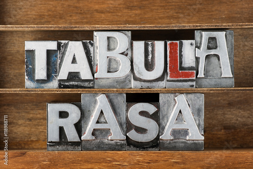 tabula rasa-blank state photo