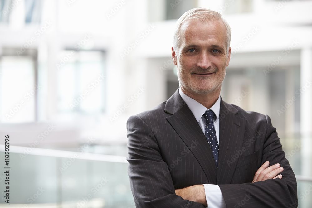 Head And Shoulders Portrait Of Mature Businessman In Office Head And Shoulders Portrait Of Mature Businessman In Office