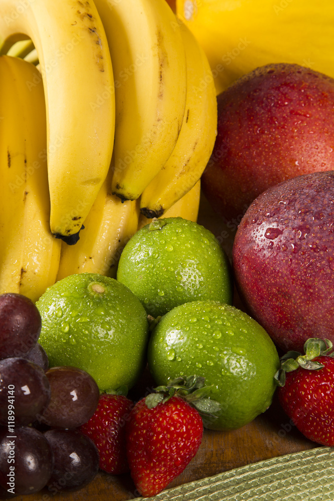 Variety of fresh fruit for the summer. Variety of fresh fruit for the summer.