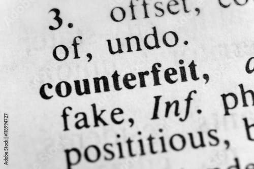 Counterfeit photo