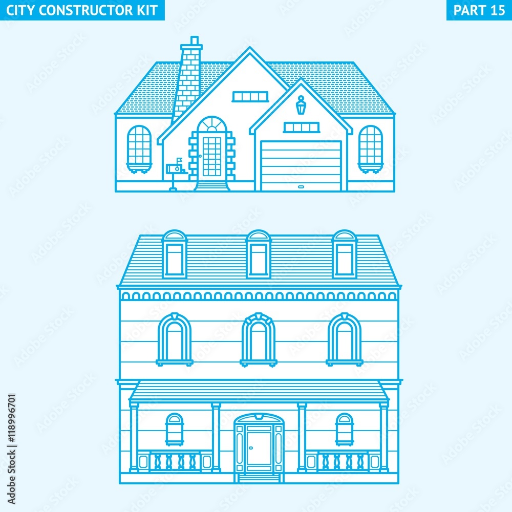 City Constructor Kit - houses and buildings