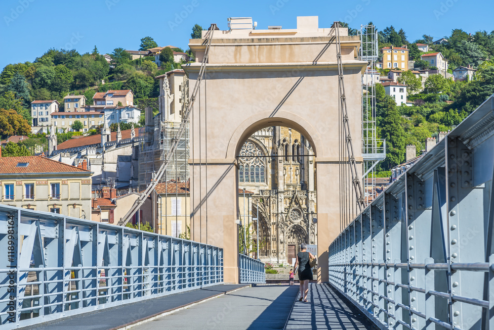 Fototapeta premium Vienne/la passerelle