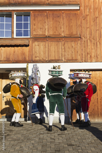 Silvesterklaus Neujahres Tradition Appenzell Schweiz photo