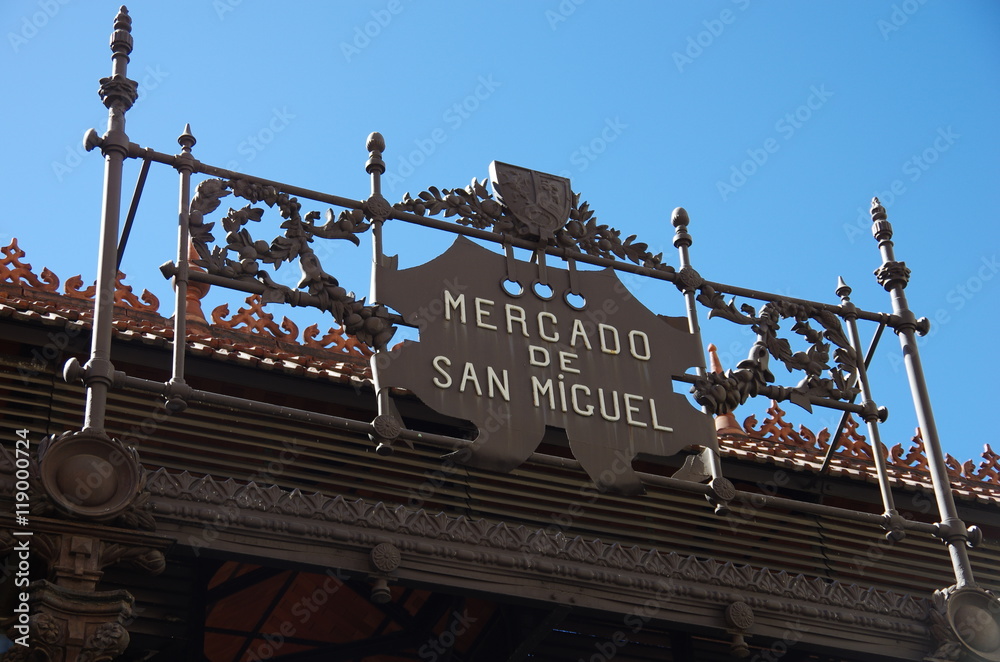 Fototapeta premium marché de san miguel madryt