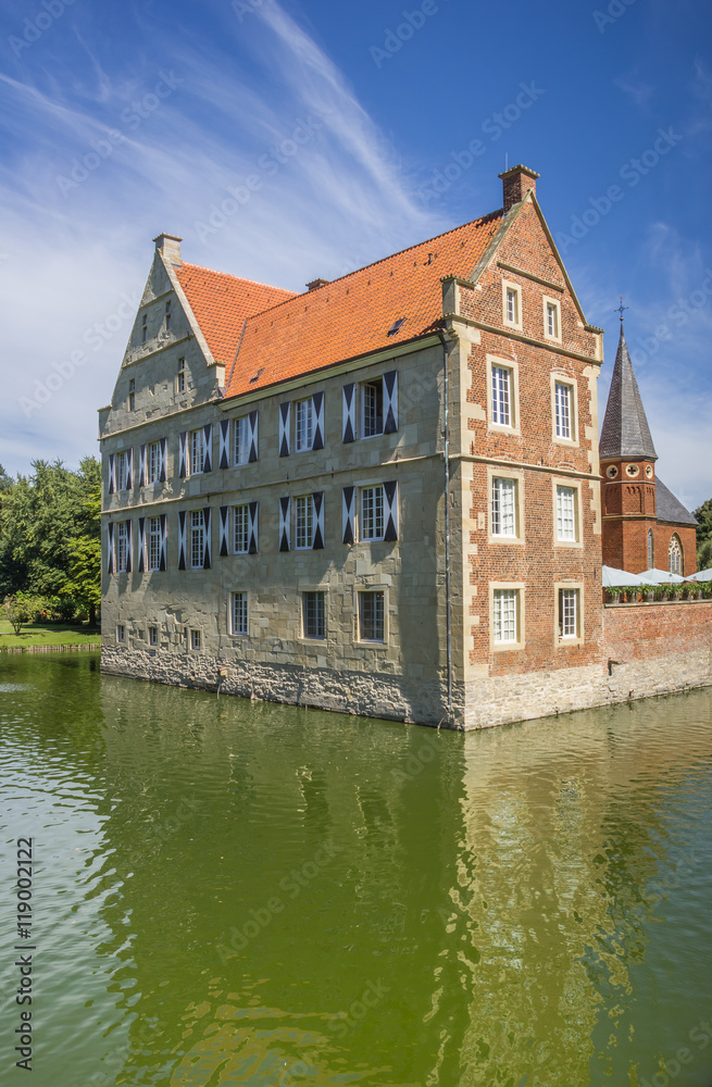 Castle Hulshoff in munsterland near Havixbeck