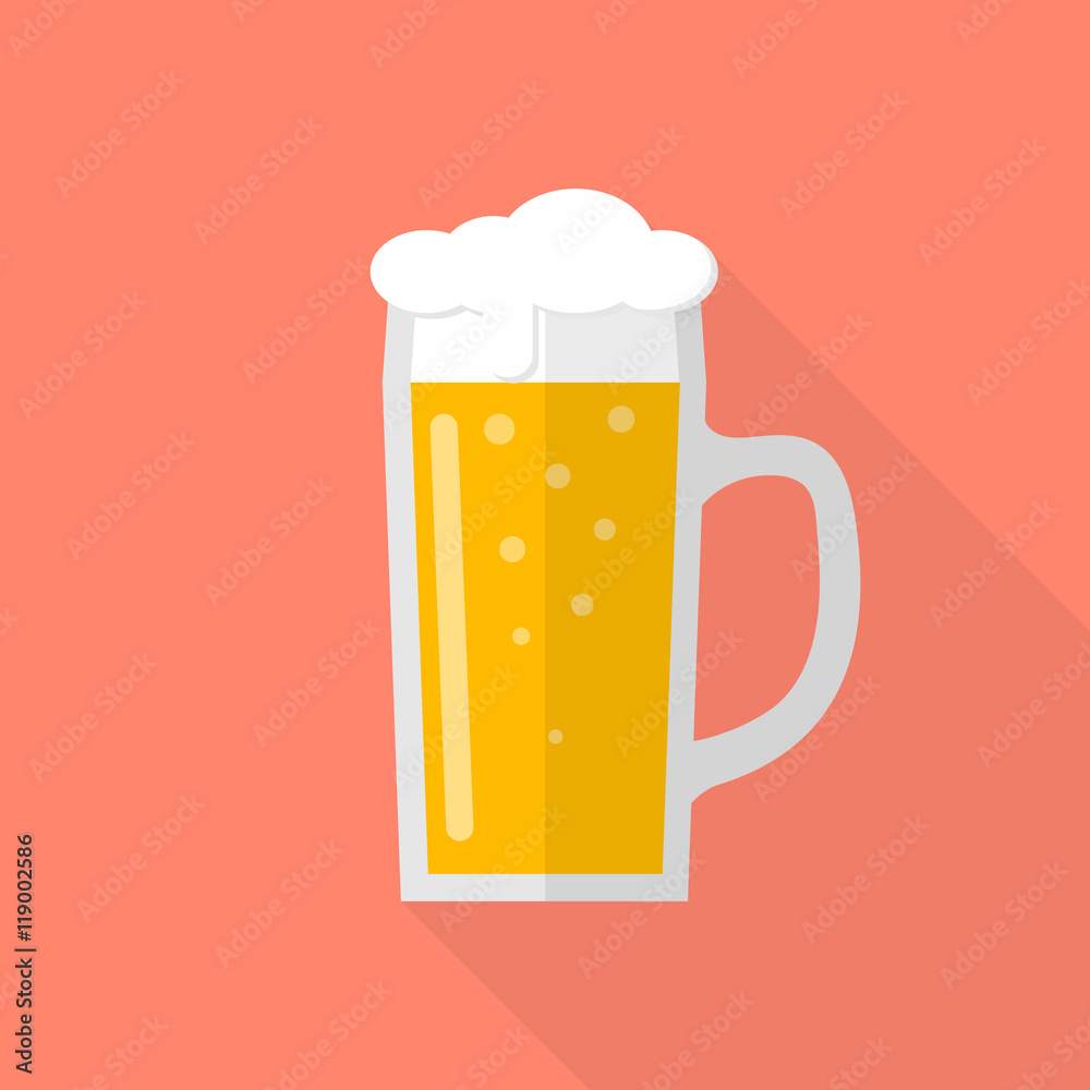 Glass of beer icon Glass of beer icon