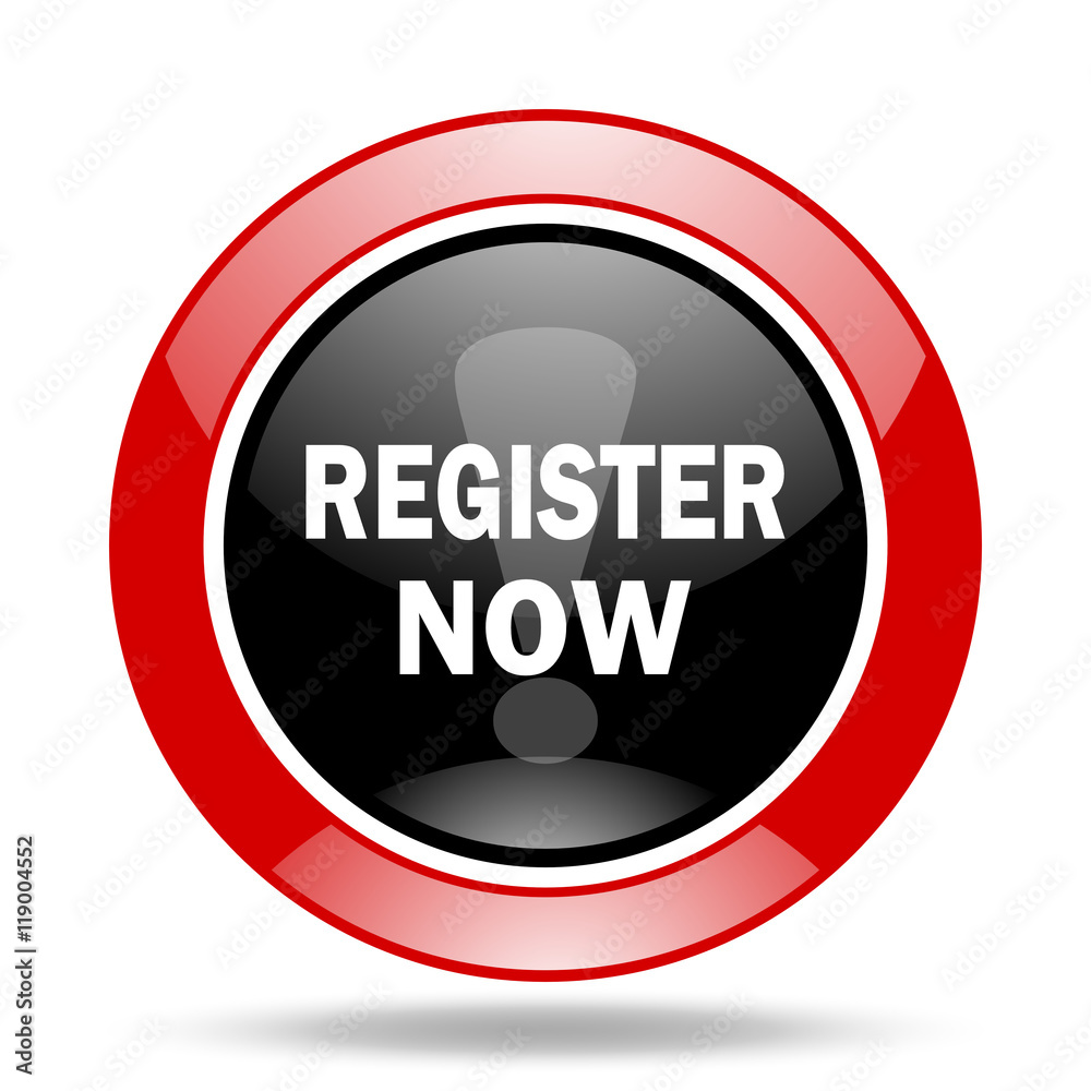register now red and black web glossy round icon register now red and black web glossy round icon