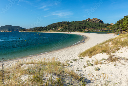 Playa de Rodas en las islas C  es  Galicia  Espa  a 