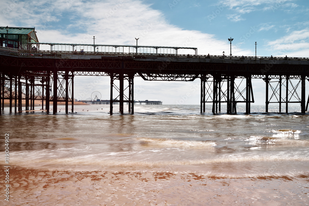 Seaside Piers of Blackpool