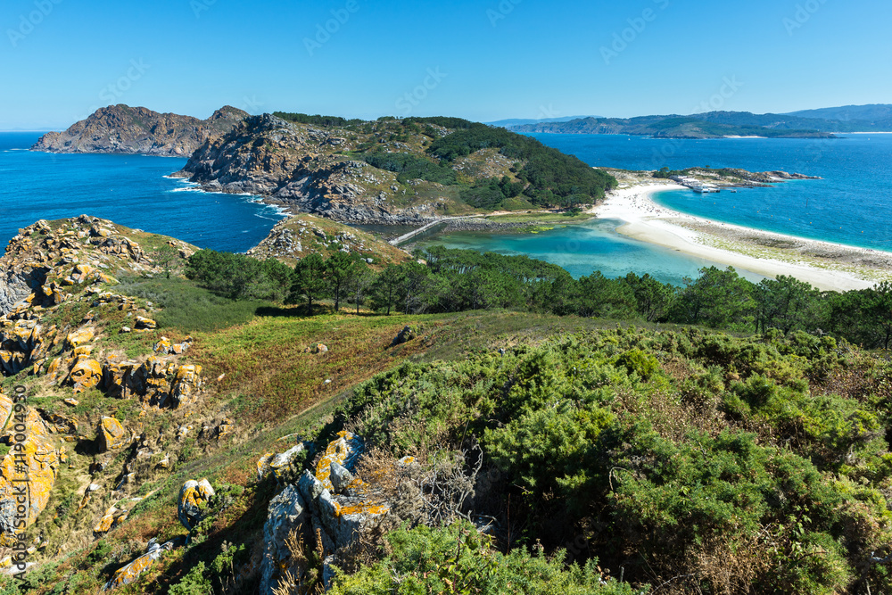 Cies Islands, National Park Maritime-Terrestrial of the Atlantic Islands, Galicia (Spain)