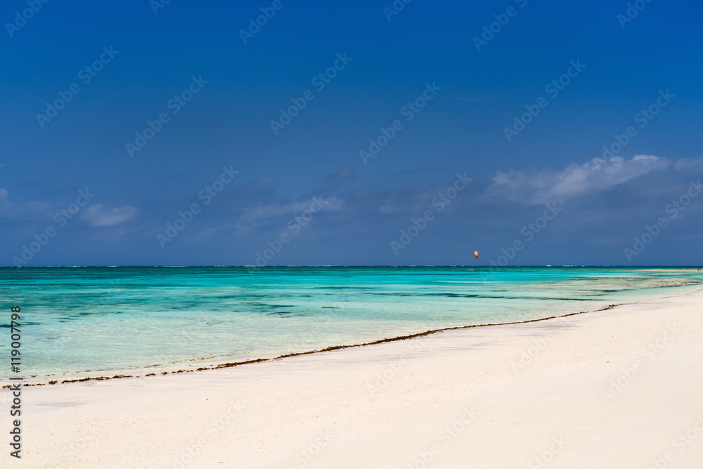 Idyllic beach at Caribbean Idyllic beach at Caribbean