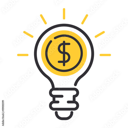 Business motivation icon vector